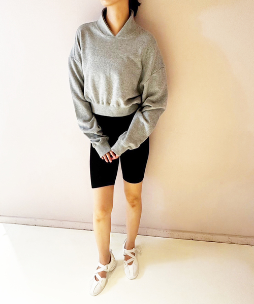 【SKIN × EDIT. FOR LULU】コラボ クロップドスウェット セール】《追加》【SKIN × EDIT. FOR LULU】コラボ クロップド