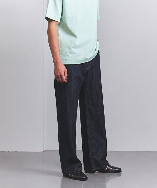 UNITED ARROWS(ユナイテッドアローズ)の「シオタ スビン セルビッジ バギーデニム 「SLOW & 」(デニムパンツ・メンズ・ネイビー/ダークグレー・M/L/S)」の8枚目の写真