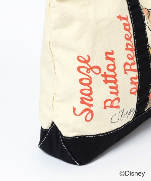 WANTO SEVENTHLETTER 7人のこびと プリント 白 セール】【7人のこびと／Disney】アソートプリントトートバッグ