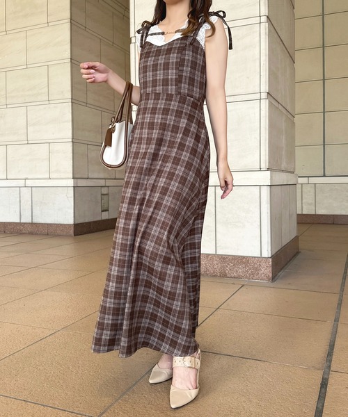 apres jour（アプレジュール）の「アソートチャーム付きキャミワンピース【ZOZOTOWN限定アイテム】（ワンピース・レディース・ブラック系その他2/グレイッシュベージュ/ブラウン系その他/ブラック系その他・X-LARGE/フリー/LARGE）」の22枚目の写真