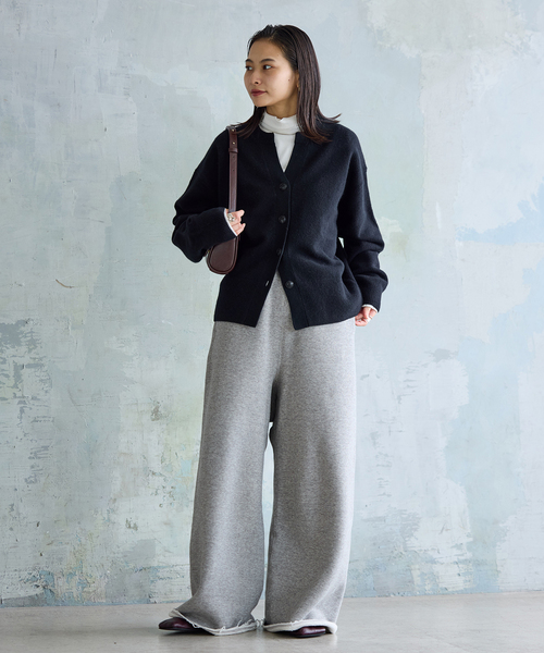 JOURNAL STANDARD（ジャーナルスタンダード）の「MUSIC カーディガン（カーディガン/ボレロ・レディース・ブラウン/ブラック/チャコールグレー・FREE）」の5枚目の写真