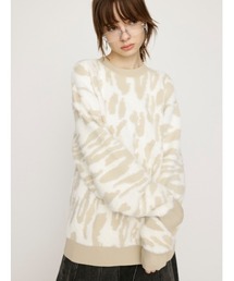 SLY | LEOPARD MOLLE JQ TOPS レオパード モール ジャガード トップス(ニット/セーター)