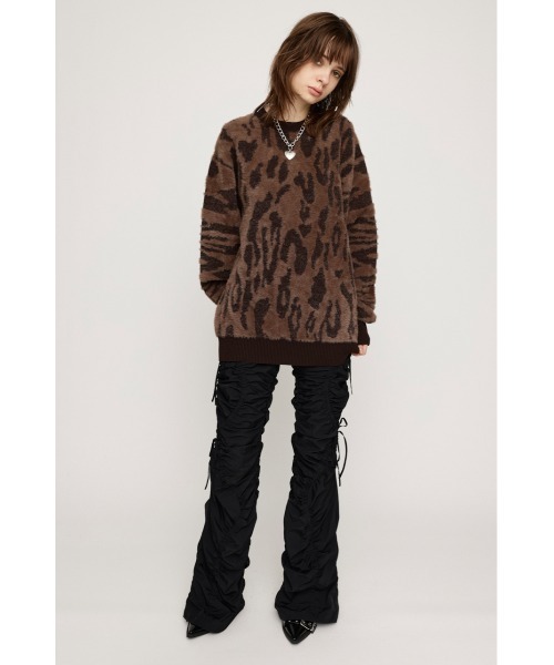 【SLY】LEOPARDMOLLE JPTOPS 新品未着用タグ付き セール】LEOPARD MOLLE JQ TOPS レオパード モール ジャガード