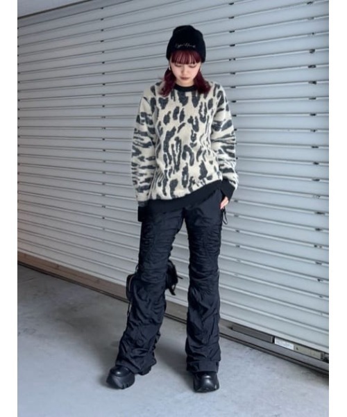 【セール】LEOPARD MOLLE JQ TOPS レオパード モール ジャガード トップス（ニット/セーター）｜SLY（スライ）