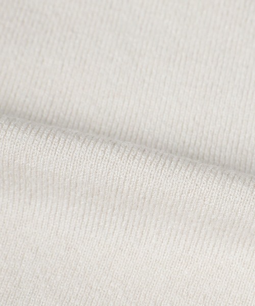 Bonjour Sagan（ボンジュールサガン）の「前後2WAYボリュームスリーブ裾タック静電気防止ニット（ニット/セーター・レディース・キナリ/ブラウン/ブラック/ブルー・FREE）」の17枚目の写真