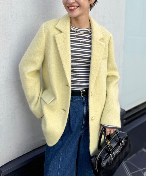 NOLLEY'S（ノーリーズ）の「モヘヤシャギージャケット（テーラード