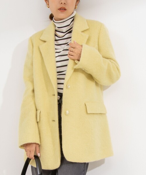 NOLLEY'S（ノーリーズ）の「モヘヤシャギージャケット（テーラード