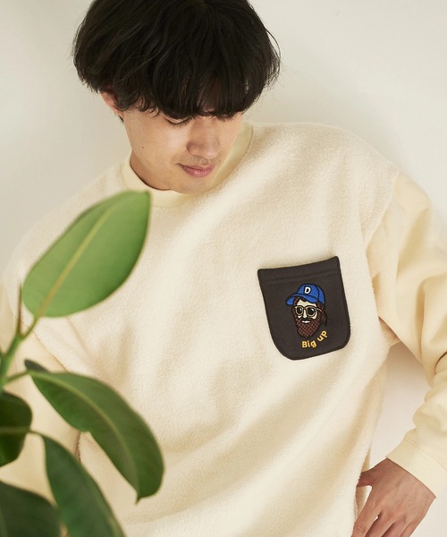 セール】Duckster/ダックスター 裏起毛 ポケット刺繍 スウェット