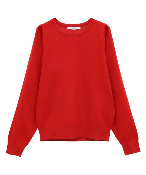 定価71500円タグ付き domelle タック ニット プルオーバー セール】エコカルットショルダータックニットプルオーバー