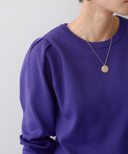 定価71500円タグ付き domelle タック ニット プルオーバー セール】5分