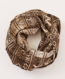 チャイハネ | 【チャイハネ】フォークロアアクリルスヌード(ストール/ショール)