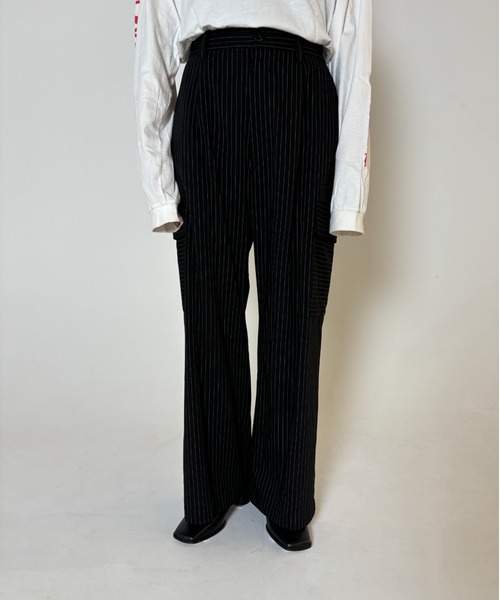 NANO universe（ナノユニバース）の「【Da-iCE/工藤大輝×nano・universe】ワイドカーゴパンツ（カーゴパンツ・レディース・ブラック・XXS/XS/S/M/L/XL）」の21枚目の写真