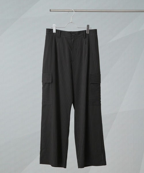 NANO universe（ナノユニバース）の「【Da-iCE/工藤大輝×nano・universe】ワイドカーゴパンツ（カーゴパンツ・レディース・ブラック・XXS/XS/S/M/L/XL）」の10枚目の写真