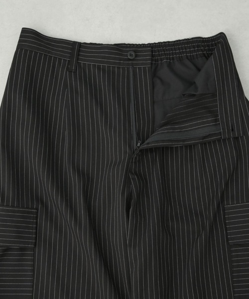 item ストライプパンツ(黒) サイズ2 工藤大輝 item ストライプパンツ(黒) サイズ2 工藤大輝
