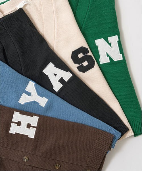 b・ROOM(ビールーム)の「アップリケニットカーディガン(カーディガン/ボレロ・キッズ・グリーン/ダークブラウン/ブラック/スカイブルー/アイボリー・M/L)」の12枚目の写真