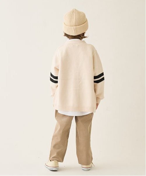 b・ROOM(ビールーム)の「アップリケニットカーディガン(カーディガン/ボレロ・キッズ・グリーン/ダークブラウン/ブラック/スカイブルー/アイボリー・M/L)」の14枚目の写真