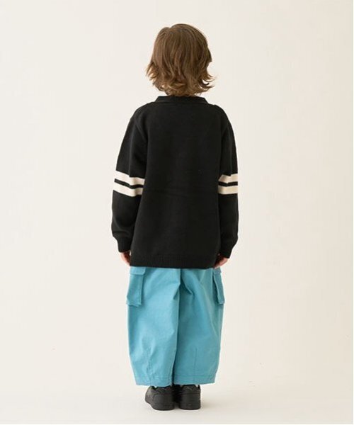 b・ROOM(ビールーム)の「アップリケニットカーディガン(カーディガン/ボレロ・キッズ・グリーン/ダークブラウン/ブラック/スカイブルー/アイボリー・M/L)」の22枚目の写真