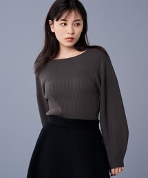 新品　アンクレイヴ　セーター uncrave ニット セーター シアー ニットプルオーバー レディース