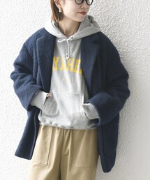 SHIPS any | SHIPS any: ウール ミックス シャギー シングル コート(チェスターコート)
