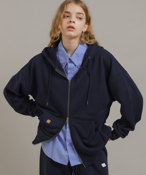 セール】裏毛ダブルジップパーカー（パーカー）｜MUHET（ミュエータ