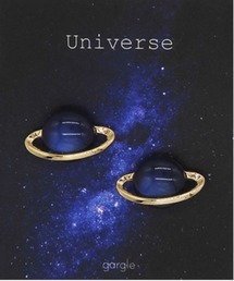 gargle（ガーグル）の「gargle ガーグル：宇宙シリーズ　flat saturn　土星　ピアス（ピアス（両耳用））」