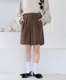 RAGEBLUE | サイドベルト付き/コーデュロイハーフパンツ(その他パンツ)