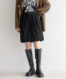 RAGEBLUE | サイドベルト付き/コーデュロイハーフパンツ(その他パンツ)