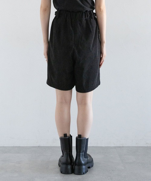 RAGEBLUE（レイジブルー）の「サイドベルト付き/コーデュロイハーフパンツ（その他パンツ・レディース・ブラウン/ブラック・FREE）」の17枚目の写真