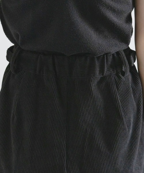 RAGEBLUE（レイジブルー）の「サイドベルト付き/コーデュロイハーフパンツ（その他パンツ・レディース・ブラウン/ブラック・FREE）」の22枚目の写真