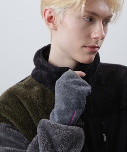 MANASTASH(マナスタッシュ)の「MANASTASH/マナスタッシュ/FLEECE FINGERLESS GLOVES/フリース フィンガーレス グローブ 手袋(手袋・メンズ・ブルー/チャコールグレー/ブラック/オレンジ・F)」の14枚目の写真