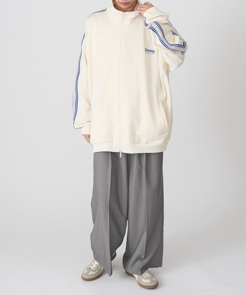 THRASHER(スラッシャー)の「【THRASHER】ライントラックジャケット(ジャージ・メンズ・グリーン/ブラック/ベージュ/ホワイト・M/LL/L)」の20枚目の写真