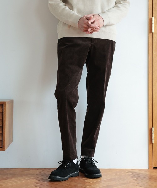 GLOBAL WORK(グローバルワーク)の「アーバンコーデュロイスラックス/137994(スラックス・メンズ・ブラック/チャコールグレー/オフホワイト/ダークブラウン/ベージュ・XX-LARGE/MEDIUM/LARGE/X-SMALL/X-LARGE/SMALL)」の4枚目の写真