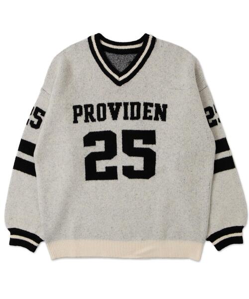 WEGO（ウィゴー）の「WEGO/ナンバリングラインフラッフィーニット（ニット/セーター・レディース・ブラック系その他/ワイン/アイボリー/レッド・FREE）」の21枚目の写真