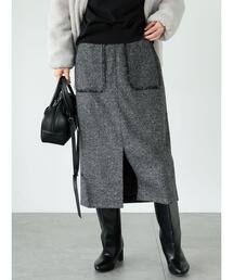 Lugnoncure | フリンジツイードスカート(スカート)