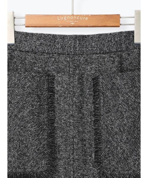 Lugnoncure（ルノンキュール）の「フリンジツイードスカート（スカート・レディース・ブラウン/オフホワイト・F）」の7枚目の写真
