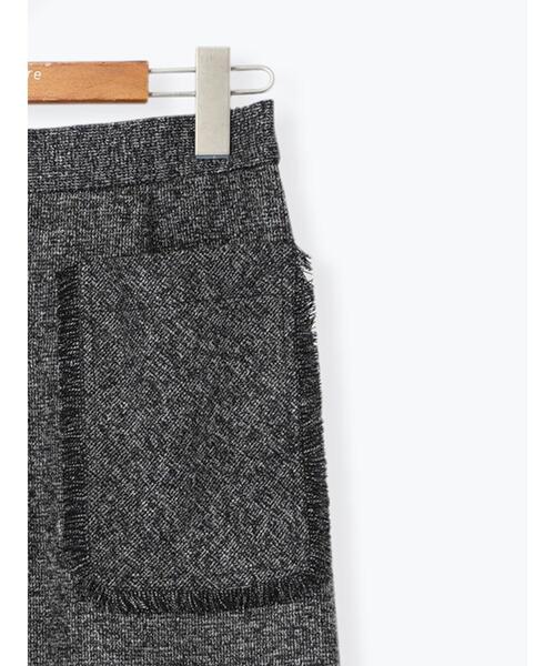 Lugnoncure（ルノンキュール）の「フリンジツイードスカート（スカート・レディース・ブラウン/オフホワイト・F）」の15枚目の写真