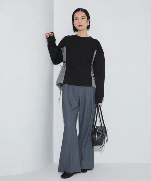 Firsthand（ファーストハンド）の「Firsthand/ファーストハンド ドッキングギャザープルオーバー（スウェット・レディース・オフホワイト/ネイビー/ブラック・FREE）」の7枚目の写真