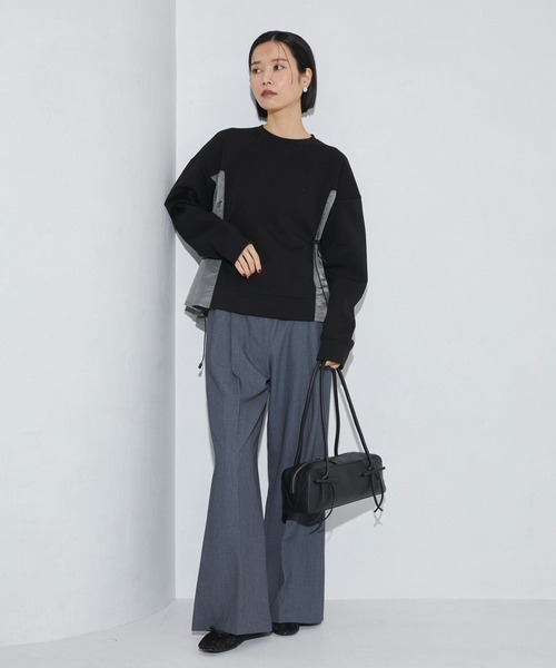 Firsthand（ファーストハンド）の「Firsthand/ファーストハンド ドッキングギャザープルオーバー（スウェット・レディース・オフホワイト/ネイビー/ブラック・FREE）」の8枚目の写真