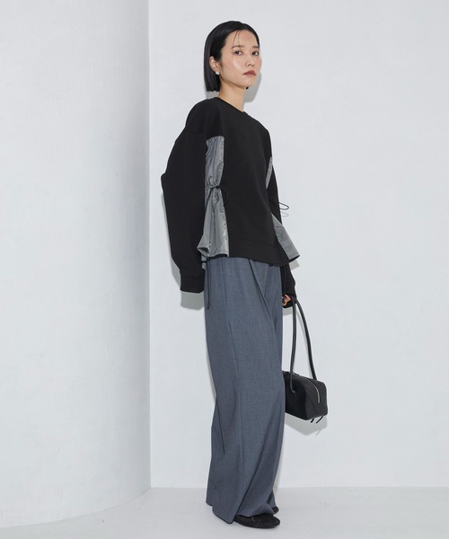 Firsthand（ファーストハンド）の「Firsthand/ファーストハンド ドッキングギャザープルオーバー（スウェット・レディース・オフホワイト/ネイビー/ブラック・FREE）」の13枚目の写真