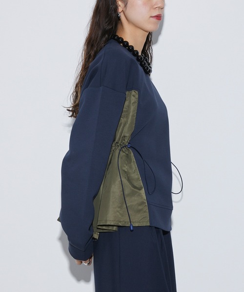 Firsthand（ファーストハンド）の「Firsthand/ファーストハンド ドッキングギャザープルオーバー（スウェット・レディース・オフホワイト/ネイビー/ブラック・FREE）」の18枚目の写真