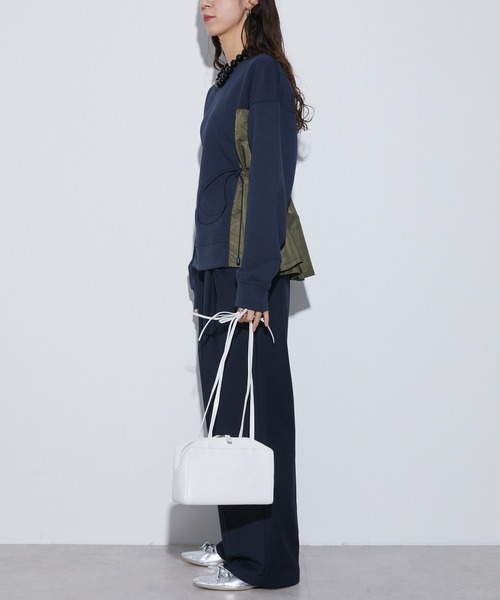 Firsthand（ファーストハンド）の「Firsthand/ファーストハンド ドッキングギャザープルオーバー（スウェット・レディース・オフホワイト/ネイビー/ブラック・FREE）」の22枚目の写真