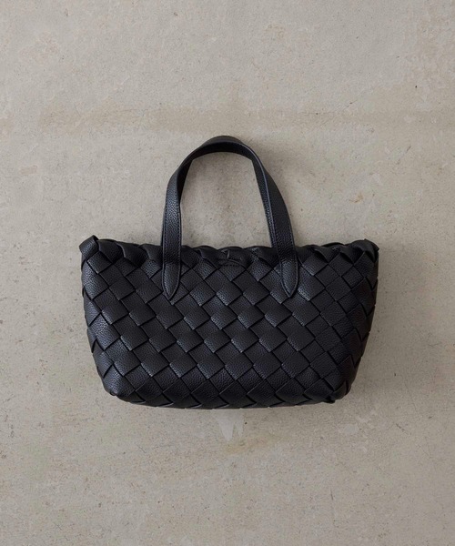 EFOLE(エフォル)の「Mesh tote bag/メッシュ トート バッグ(トートバッグ・レディース・ブラック/オフホワイト・FREE)」の12枚目の写真