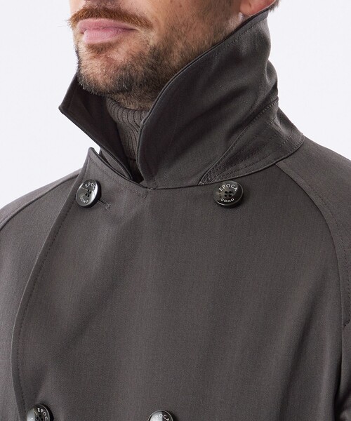 【セール】ダブルブレストウールミックスコート（その他アウター）｜EPOCA UOMO（エポカウォモ）