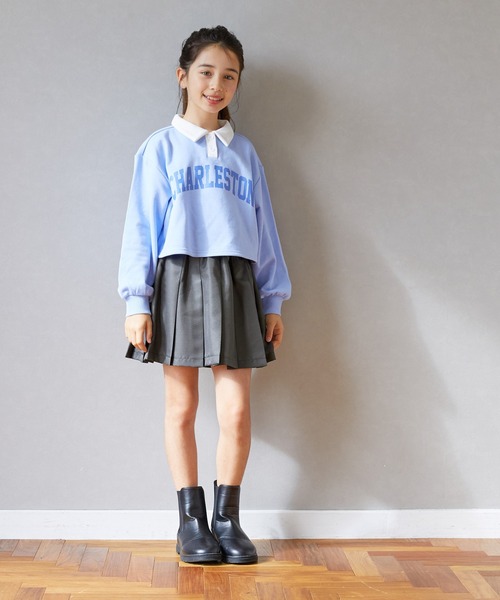 coca（coca）（コカ）の「キッズ プリーツミニスカート（スカート・キッズ・A/チャコール/B/ブラック・130/150/140/120）」の16枚目の写真