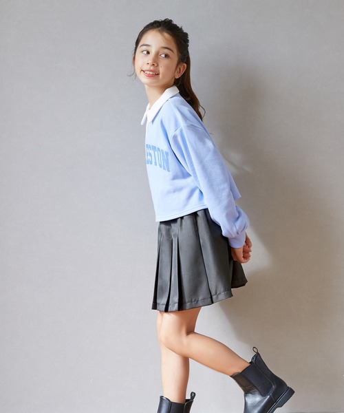 coca（coca）（コカ）の「キッズ プリーツミニスカート（スカート・キッズ・A/チャコール/B/ブラック・130/150/140/120）」の15枚目の写真
