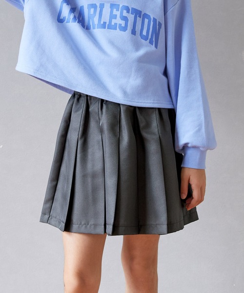 coca（coca）（コカ）の「キッズ プリーツミニスカート（スカート・キッズ・A/チャコール/B/ブラック・130/150/140/120）」の17枚目の写真