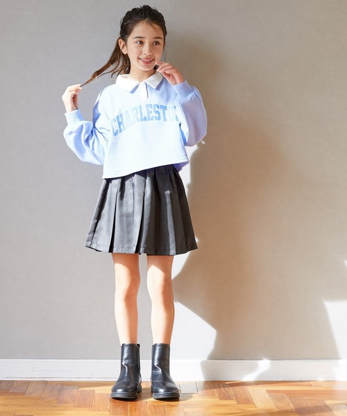 coca（coca）（コカ）の「キッズ プリーツミニスカート（スカート・キッズ・A/チャコール/B/ブラック・130/150/140/120）」の19枚目の写真