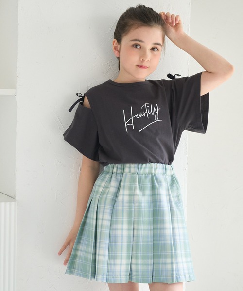 coca（coca）（コカ）の「キッズ プリーツミニスカート（スカート・キッズ・A/チャコール/B/ブラック・130/150/140/120）」の8枚目の写真