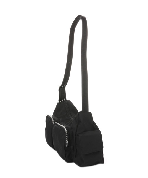 GLOBAL WORK(グローバルワーク)の「スペ軽4ポケ2WAYショルダー/208923(ショルダーバッグ・レディース・シルバー/ブラック系その他/ブラック/アイボリー・ONE SIZE)」の7枚目の写真