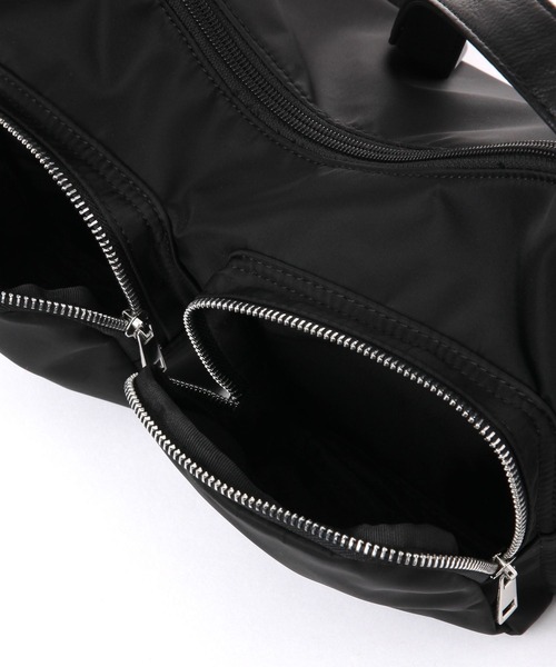 GLOBAL WORK(グローバルワーク)の「スペ軽4ポケ2WAYショルダー/208923(ショルダーバッグ・レディース・シルバー/ブラック系その他/ブラック/アイボリー・ONE SIZE)」の10枚目の写真